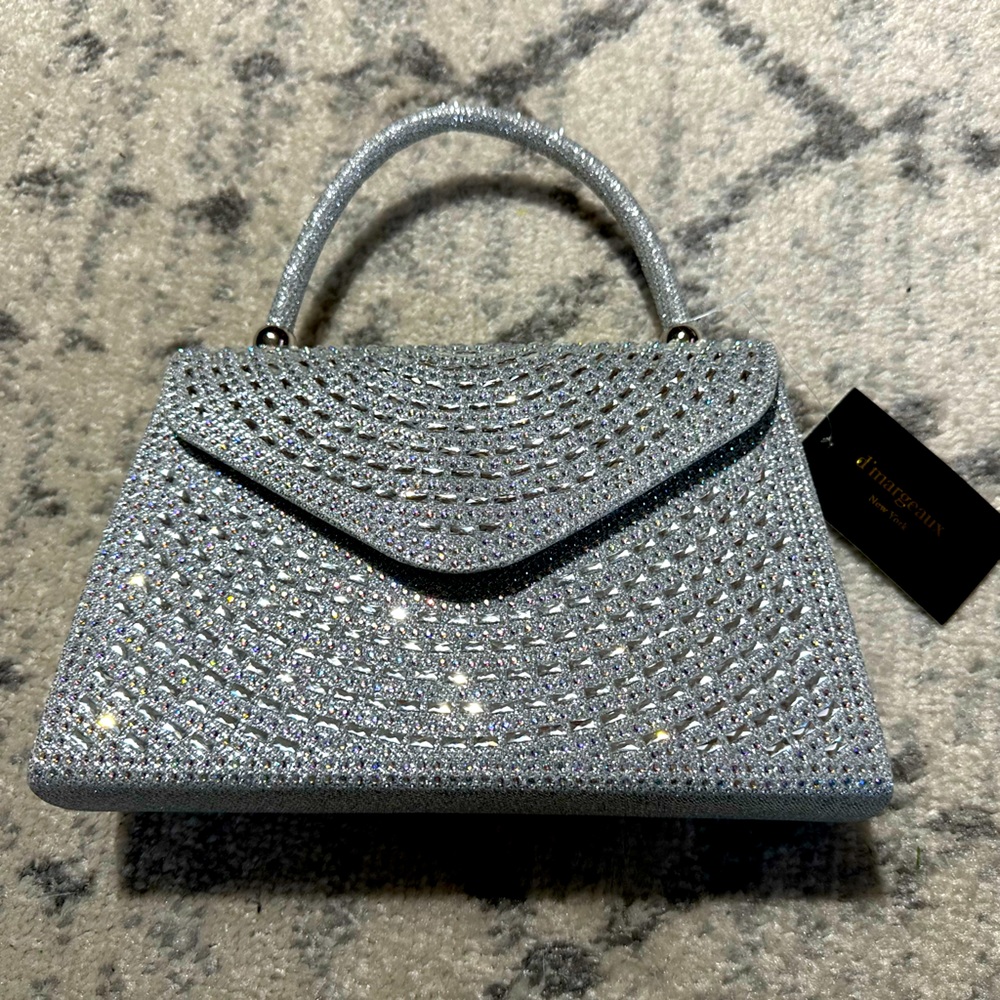 Silver Sparkled Handbag